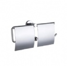 Double toilet paper holder