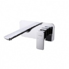 Wall-Recessed basin faucet