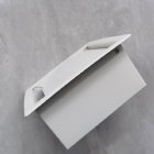 White Recessed Paper Holder